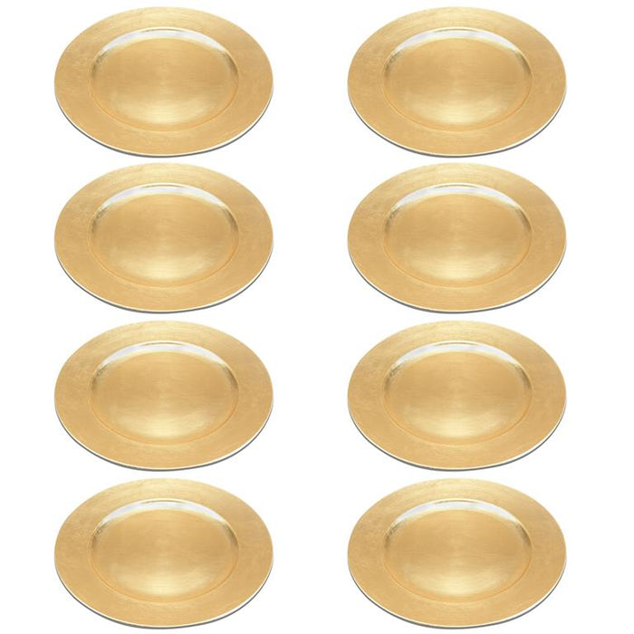 1 PIECE GOLD MELAMINE CHARGER,