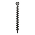 Headon image of the 139-4686 Metal Snow Gauge measuring up to twenty-four inches of snowfall