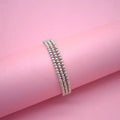 18K GOLD FILLED TWO TONE BRACELET