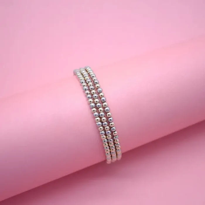 18K GOLD FILLED TWO TONE BRACELET