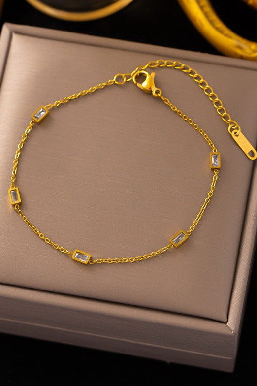 18K SS RHINE BRACELET