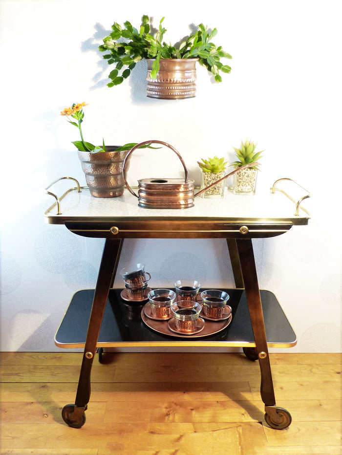 1960s Hammered Midcentury Copper Planter Pot – Vintage Flower Pot