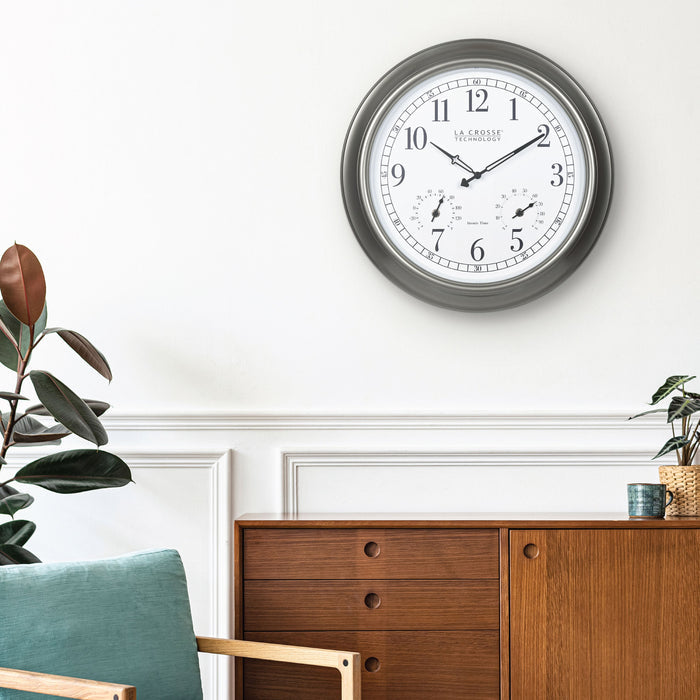 404-00237 18-inch Atomic Outdoor Clock