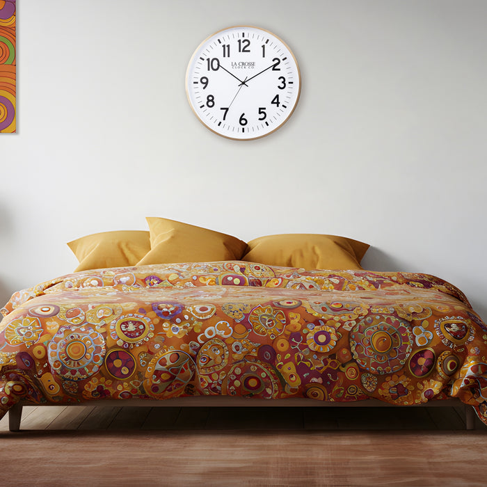 404-3048B 19-inch Callahan Metal Wall Clock