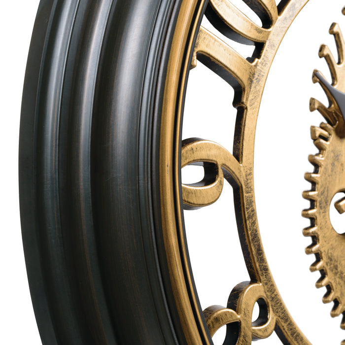 404-3051C 20-inch Gears Wall Clock