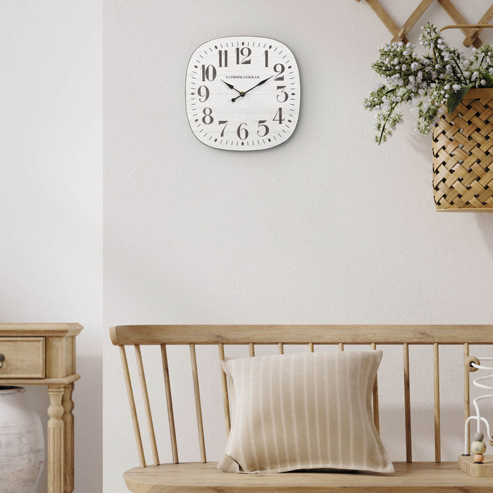 404-3428 11-inch Sylvie MDF Wall Clock