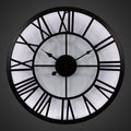 404-3450B 19.7-inch Edison Lighted Wall Clock