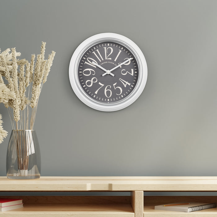 404-3828C White Wall Clock 1