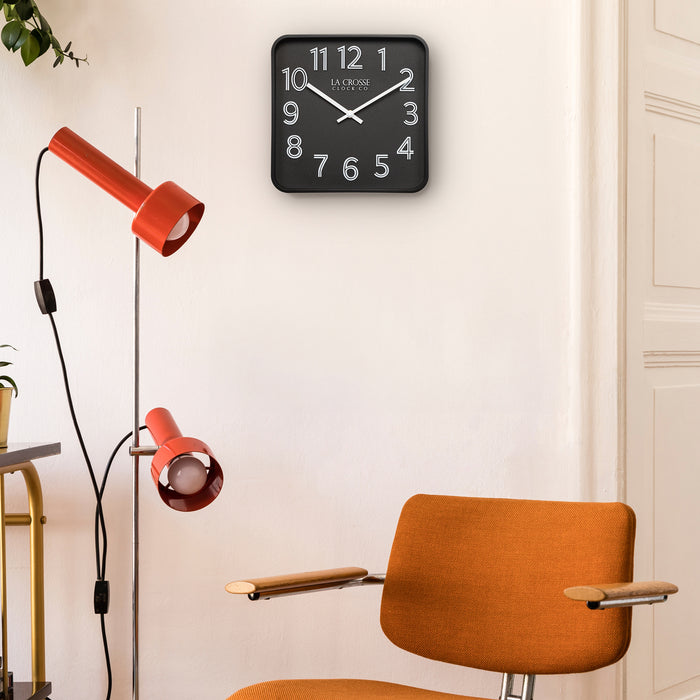 404-3828G Dax Square Wall Clock
