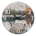 404-3828L 11-inch Reflections MDF Wall Clock