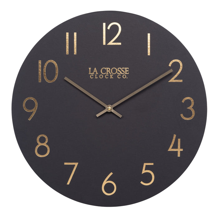 404-3841C 15.75-Inch Nyx MDF Wall Clock