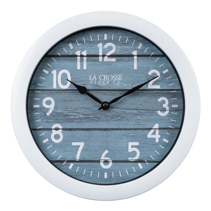404-5028 Weathered Teal Blue Wall Clock