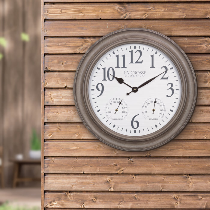 433-3267TH 26.2-inch Indoor/Outdoor Wall Clock