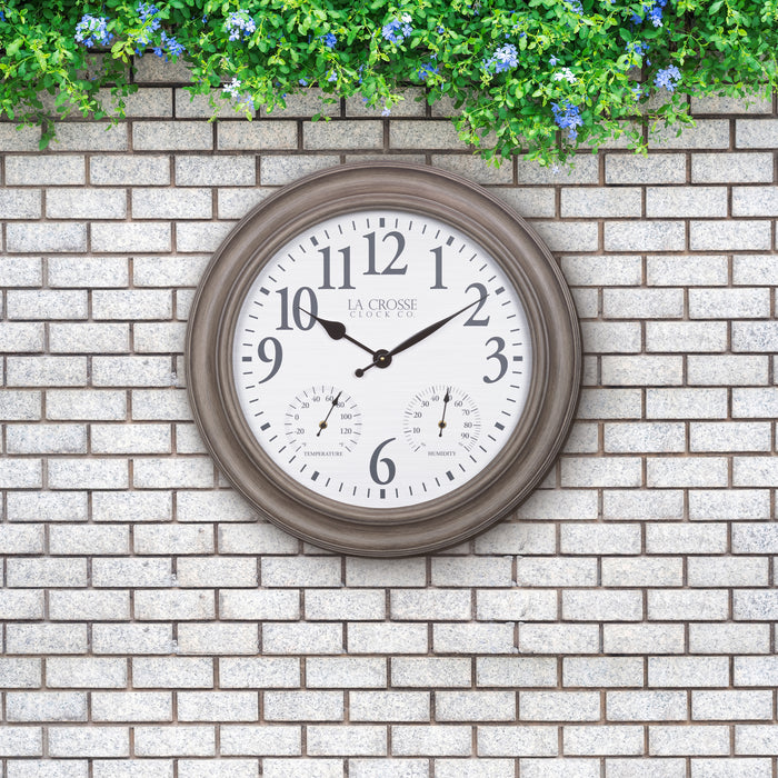 433-3267TH 26.2-inch Indoor/Outdoor Wall Clock