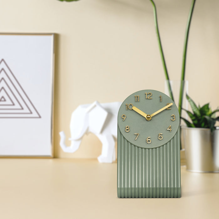 437-3015LS Groves Table Clock - Light Sage