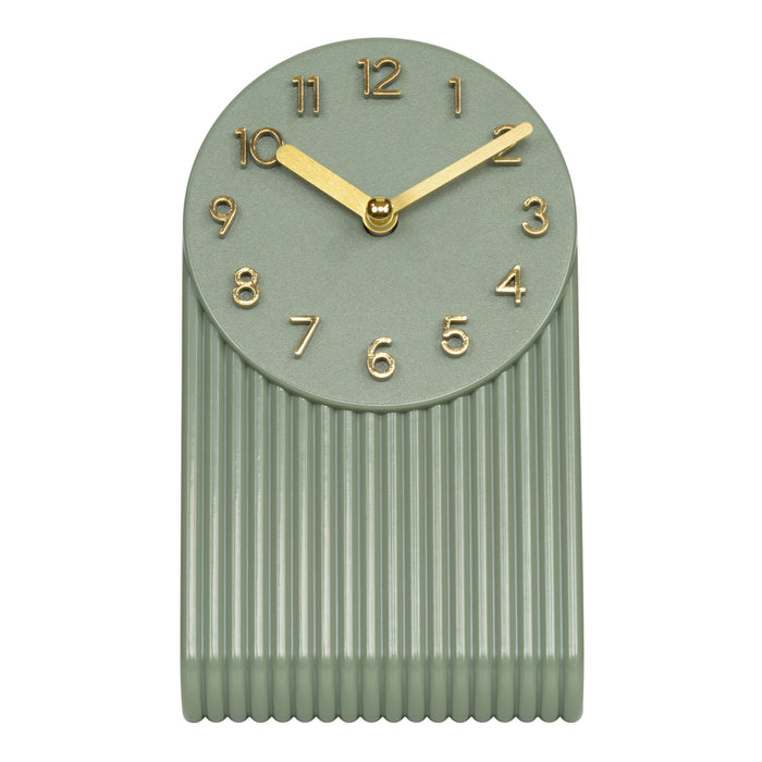 437-3015LS Groves Table Clock - Light Sage