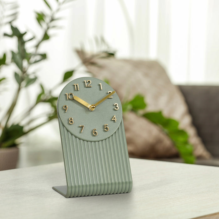 437-3015LS Groves Table Clock - Light Sage