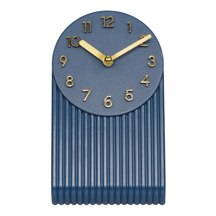 437-3015NB Groves Table Clock - Navy Blue