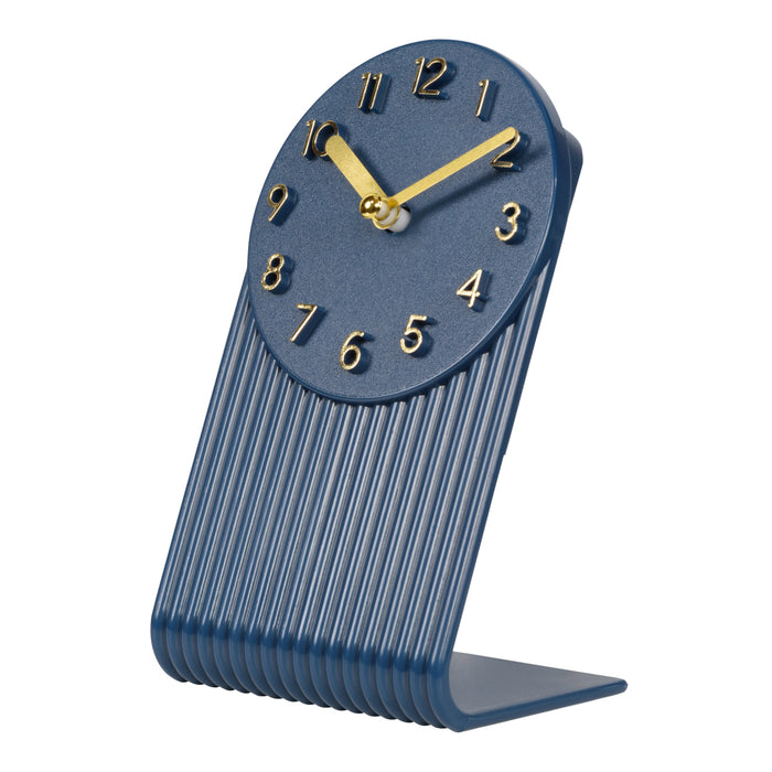 437-3015NB Groves Table Clock - Navy Blue
