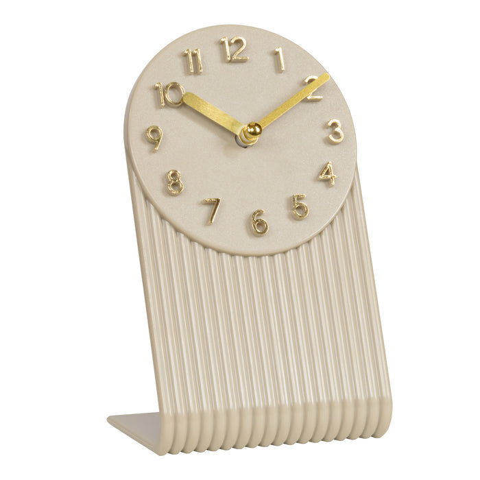 437-3015SW Groves Table Clock -Soft White