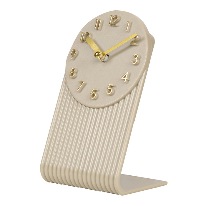 437-3015SW Groves Table Clock -Soft White