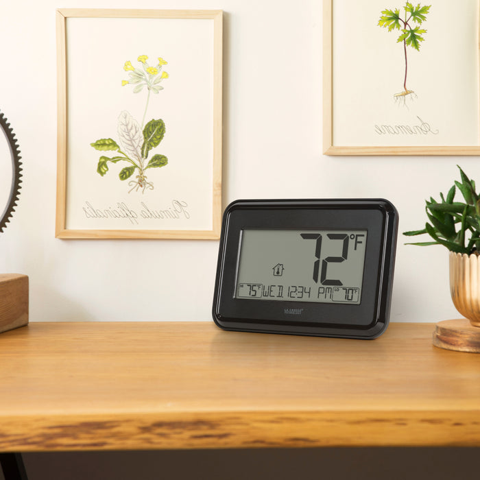513-1412 Digital Clock with Indoor/Outdoor Temperature