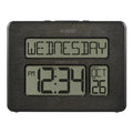 513-1419C Atomic Digital Wall Clock with Calendar and Indoor Temperature