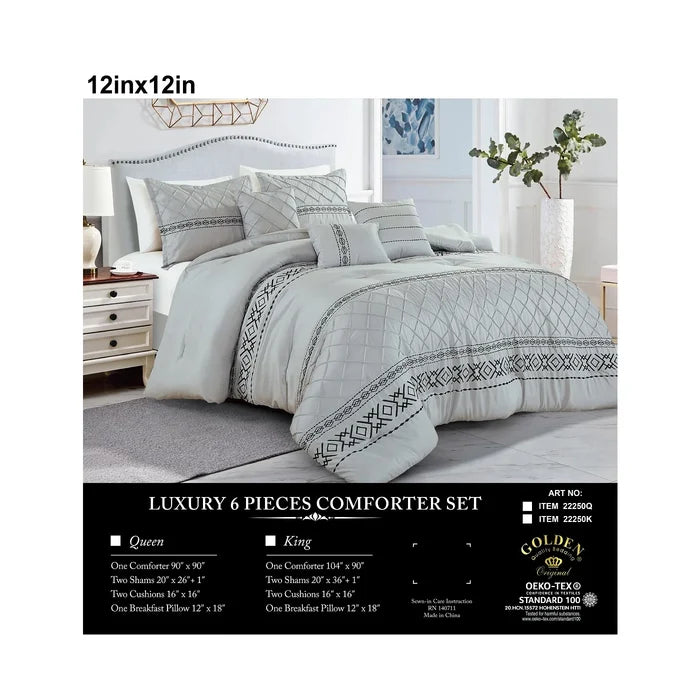 6-PC SET COMFORTERS