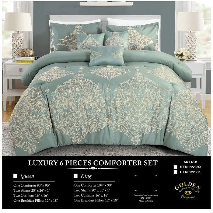 6-PC SET COMFORTERS