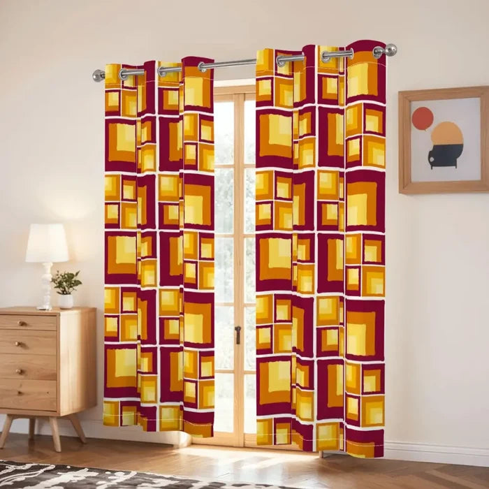 60s Retro Geometric Area Rug 12x9 ft – Large Midcentury Non-Slip Carpet - retro rug