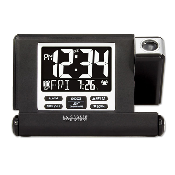 616A-56647V2 Travel Projection Alarm w/ USB Charging