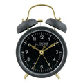 617-3314BG Twin Bell Alarm Clock - Black