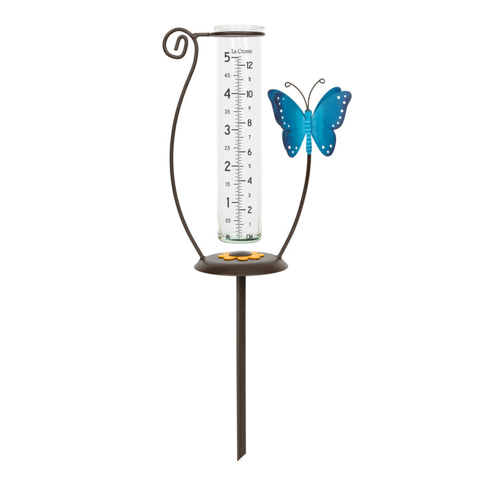 704-71077 Butterfly Rain Gauge - Blue