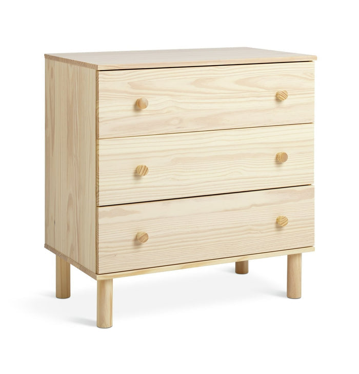 Akio 3 Drawer Chest - Pine | Natural Wood Aesthetic