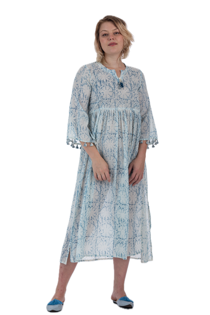 Aliya Blue Summer Dress