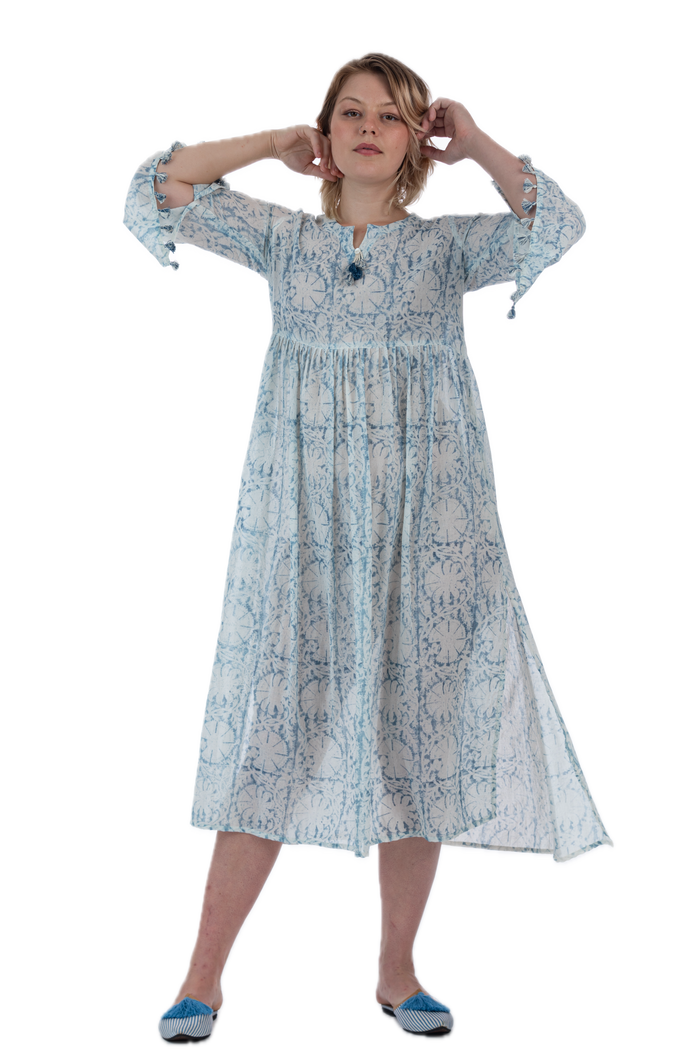 Aliya Blue Summer Dress