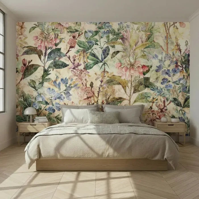 Ancient Fresco Removable Stick and Peel Vintage Wallpaper - Custom Sizes - 144’’x100’’ - retro wallpaper