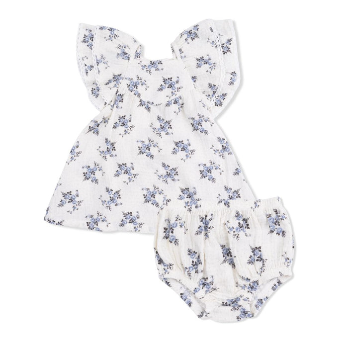 Angel Dear V-Neck Dress & Bloomer