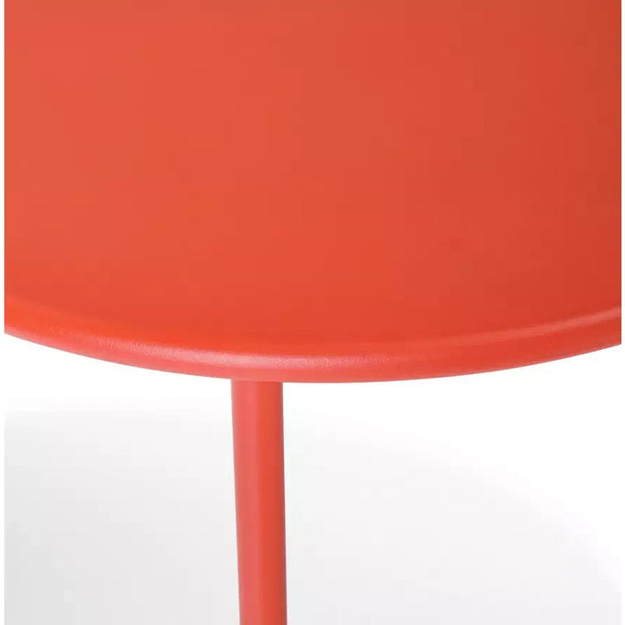 Annika 2 Seater Metal Garden Table - Red