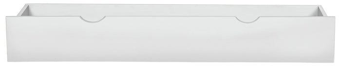 Aspley Single Under Bed Wooden Drawer - White | Underbed Storage Solution
