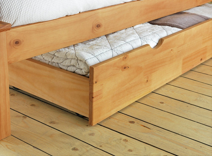 Aspley Single Wooden Drawer - Oak Stain | Oak stained drawer box