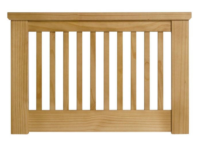 Aubrey Single Headboard - Oak Stain | Chunky solid pine frame