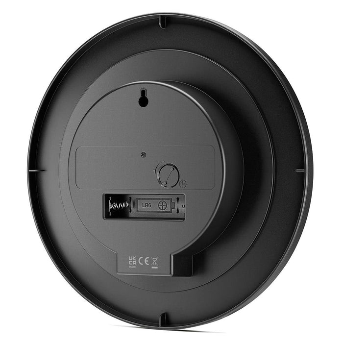 BC06 Braun classic analogue wall clock - black