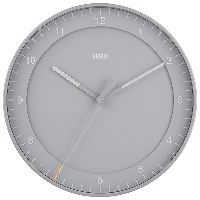 BC17 Braun classic large analogue wall clock - grey