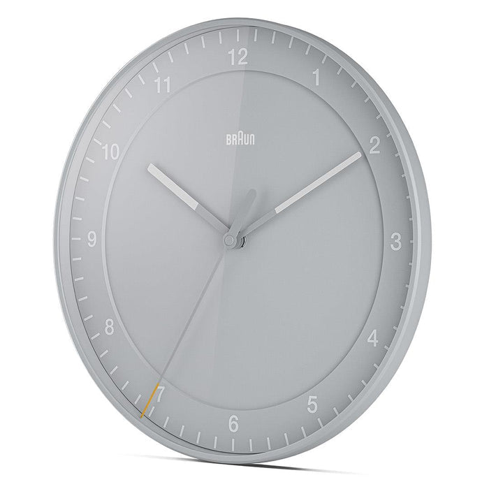 BC17 Braun classic large analogue wall clock - grey