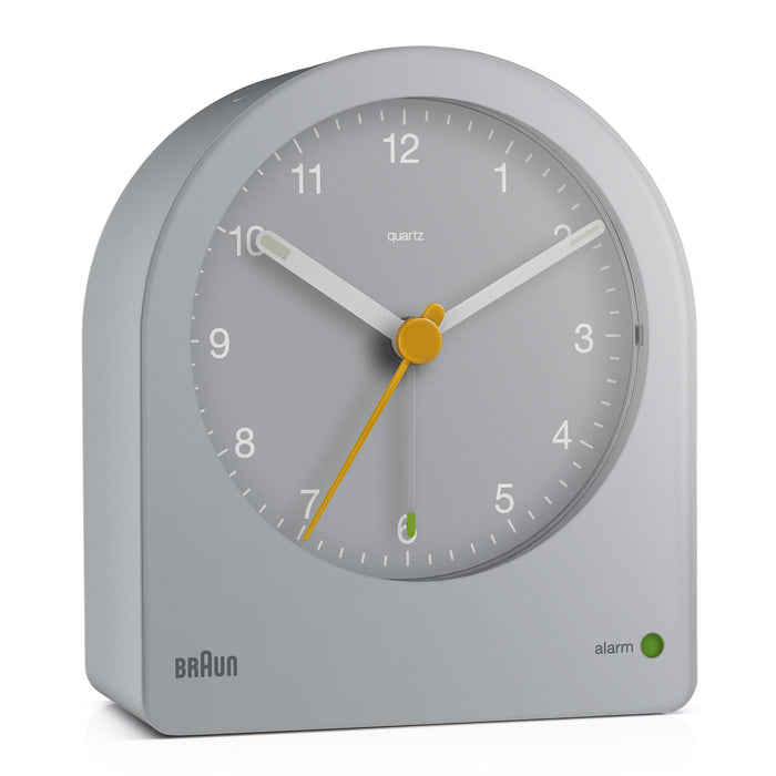 BC22 Braun classic analogue alarm clock - grey