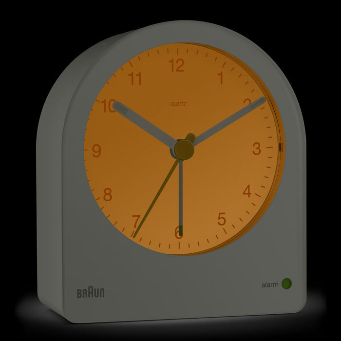 BC22 Braun classic analogue alarm clock - grey