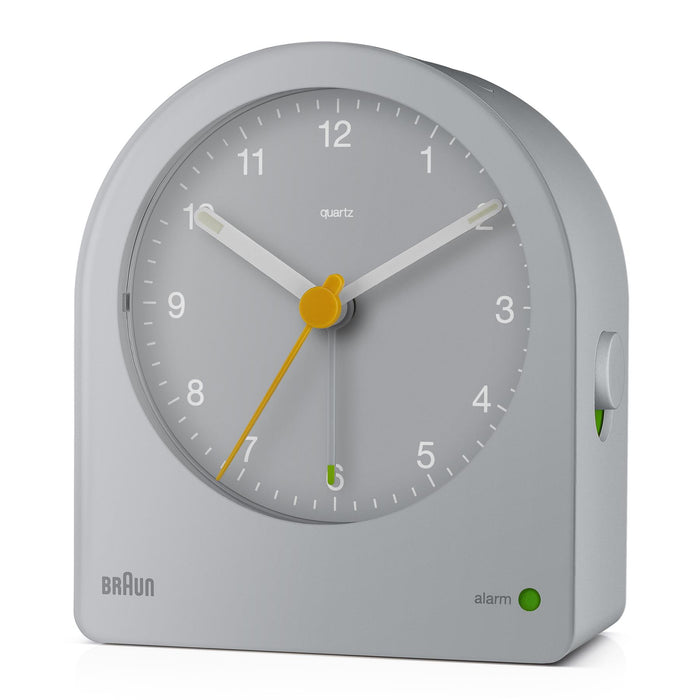 BC22 Braun classic analogue alarm clock - grey