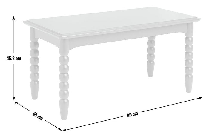 Blaire Bobbin Coffee Table - Navy (B Grade)