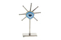 BLUE ALUMINUM GLAM SCULPTURE